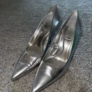 Zara Silver Women's Heels
